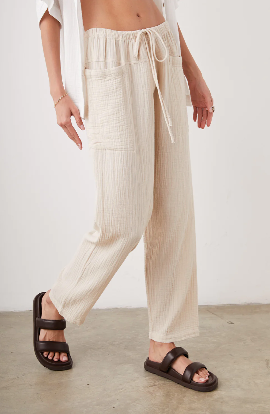 Darby Pant-Flax-Final Sale
