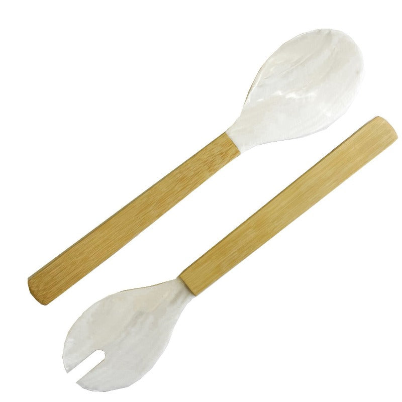 Seashell and Bamboo Serving Set