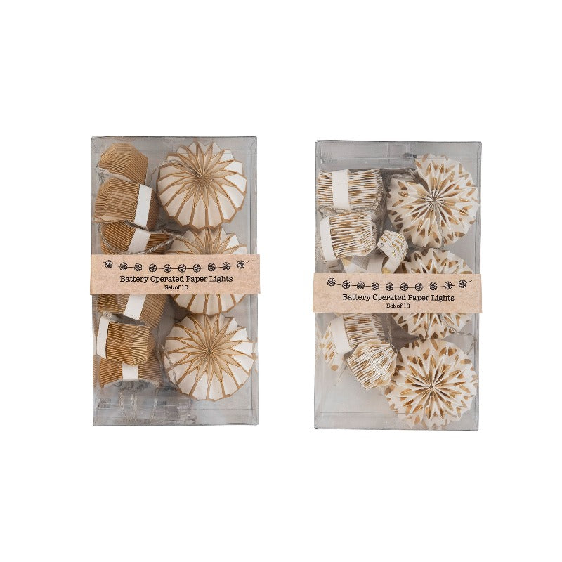 LED Paper Ball Garland (2 Styles)