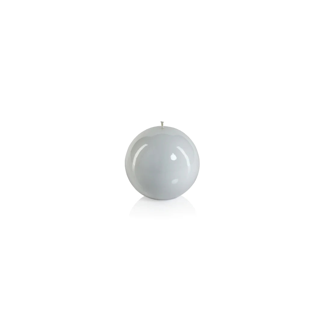White Lacquer Ball Candle (4 sizes)