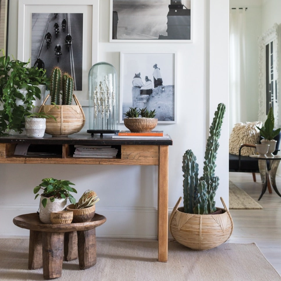 Natural Cane Basket (2 Sizes)