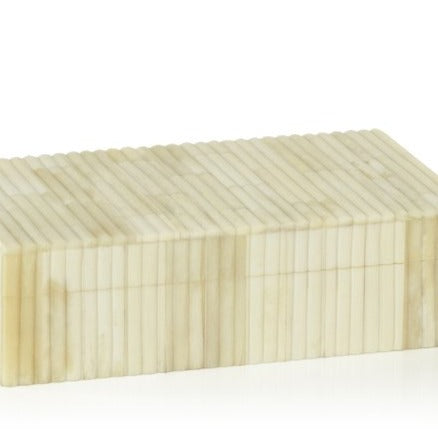 Ribbed Natural Bone Display Box