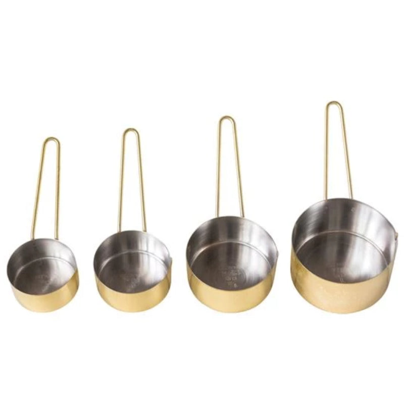 Gold Measuring Cups- Set of 4