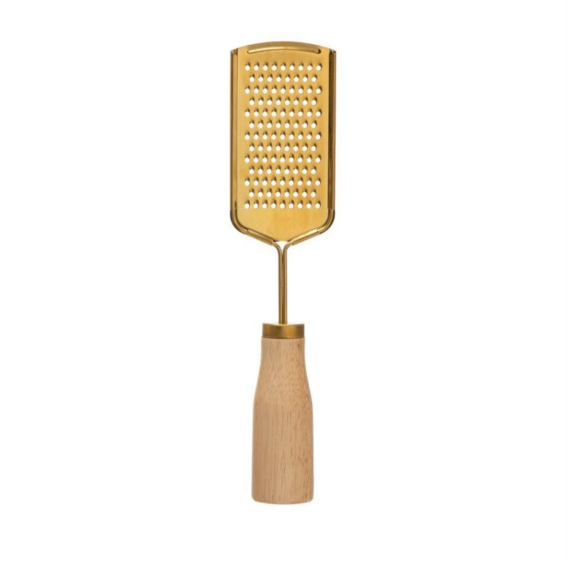 Standing Gold Stainless Steel Grater