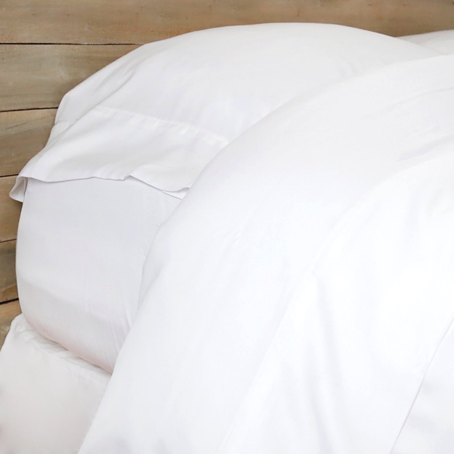 White Bamboo Sateen Sheet Set (2 Sizes)