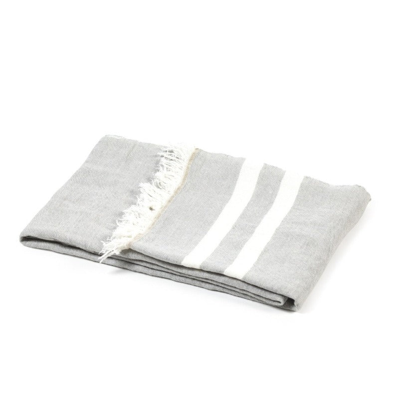 100% Belgian Linen Towel Throw (3 Colors)