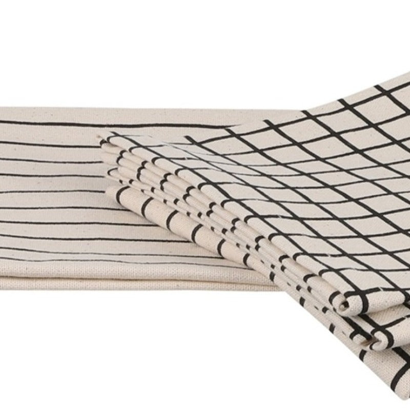 Black & White Colet Tea Towels- Set of 2