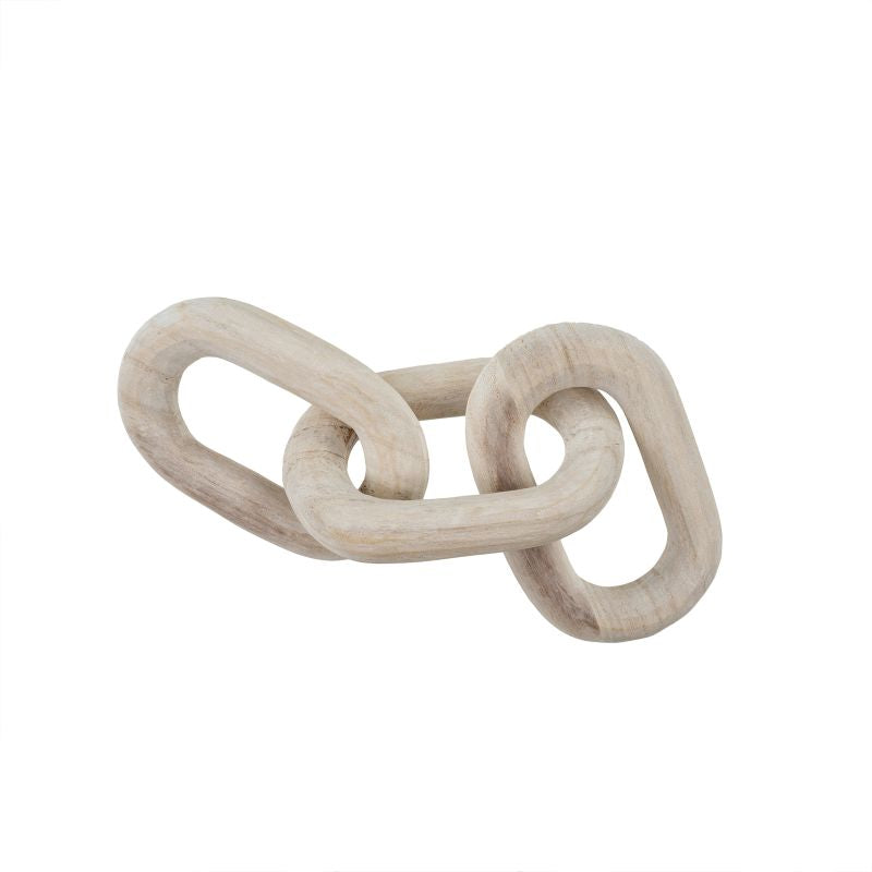 Bleached Wood Decorative Chain
