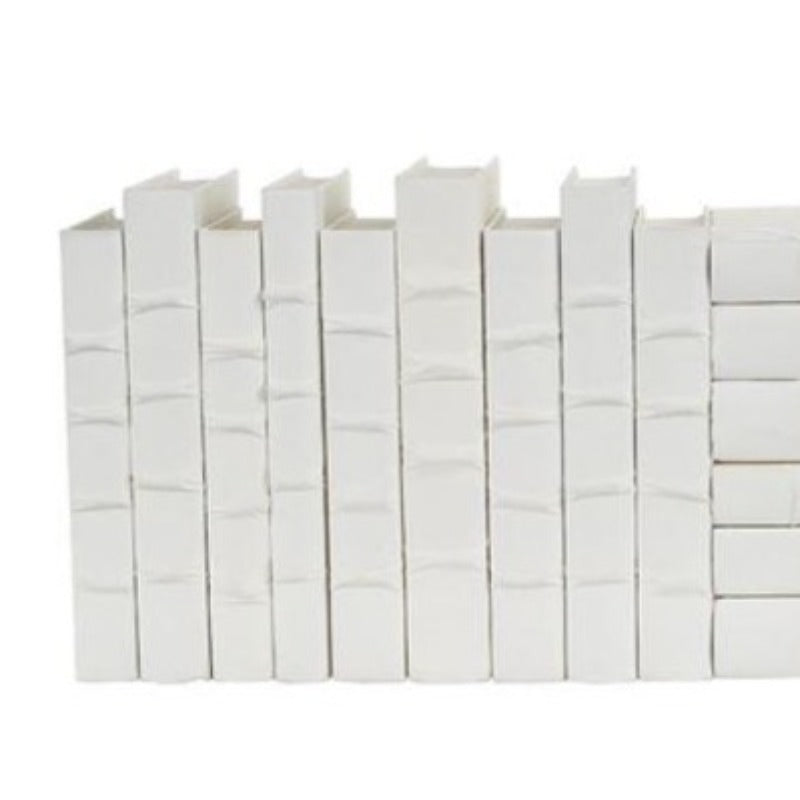 Ribbed White Parchment Book (2 Sizes)