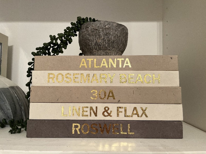 Atlanta Decorative Book (3 Colors)