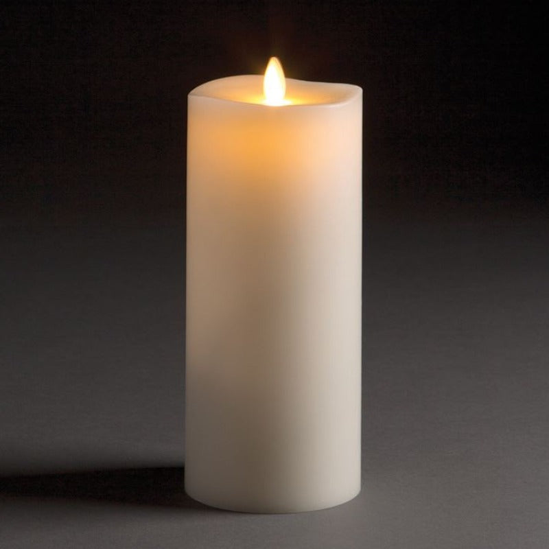 Moving Flame Candle- 3" x 8"