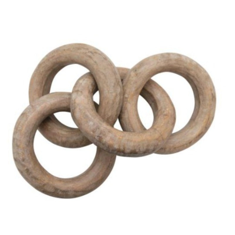 Mango Wood Ring Décor