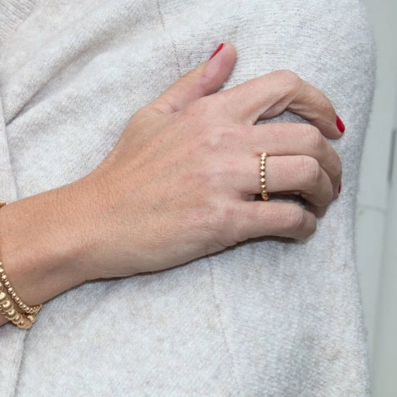 Classic Gold 2mm Bead Ring