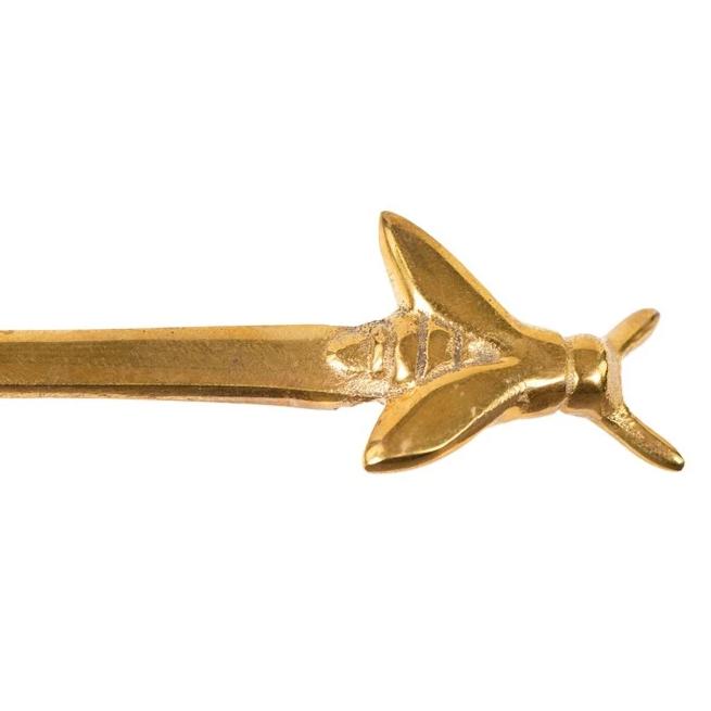 5" Brass Spoon with Bee