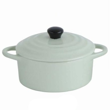 Stoneware Mini Baker with Lid (8 Colors)