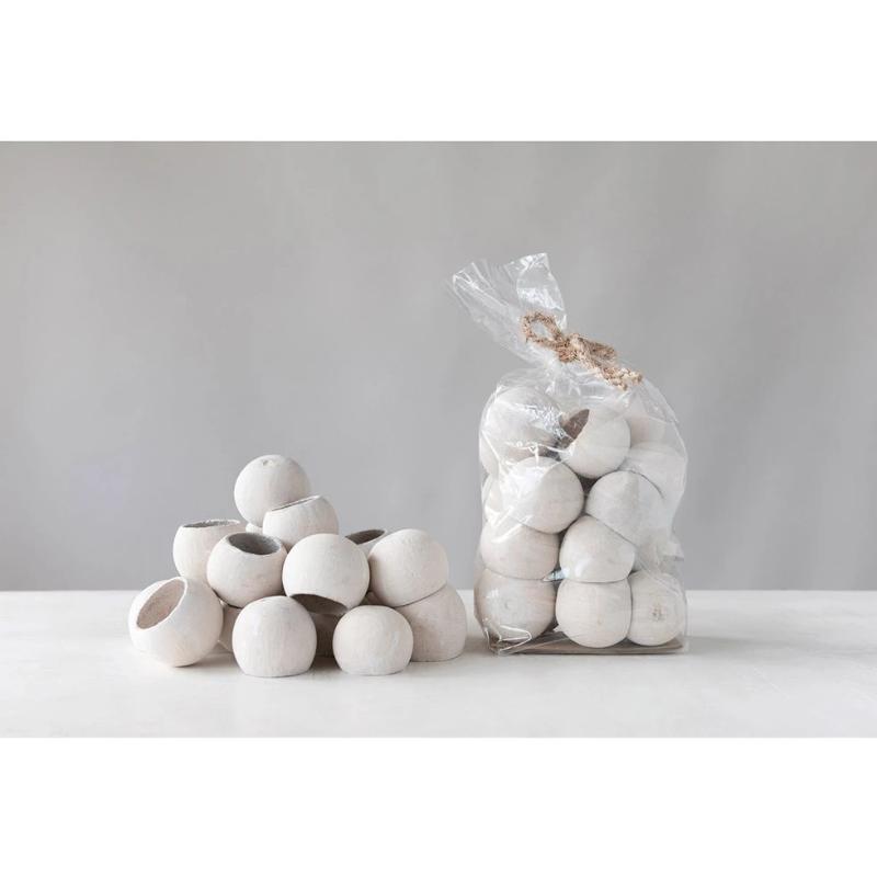 Dried Natural Bell Cups - 20 pieces