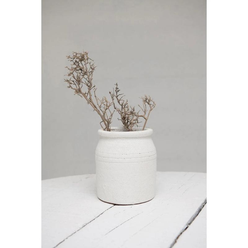 7" Coarse Terra-cotta Crock