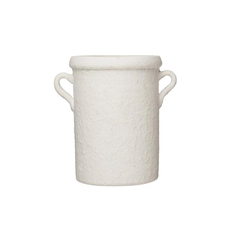 Coarse Terra-cotta Crock with Handles