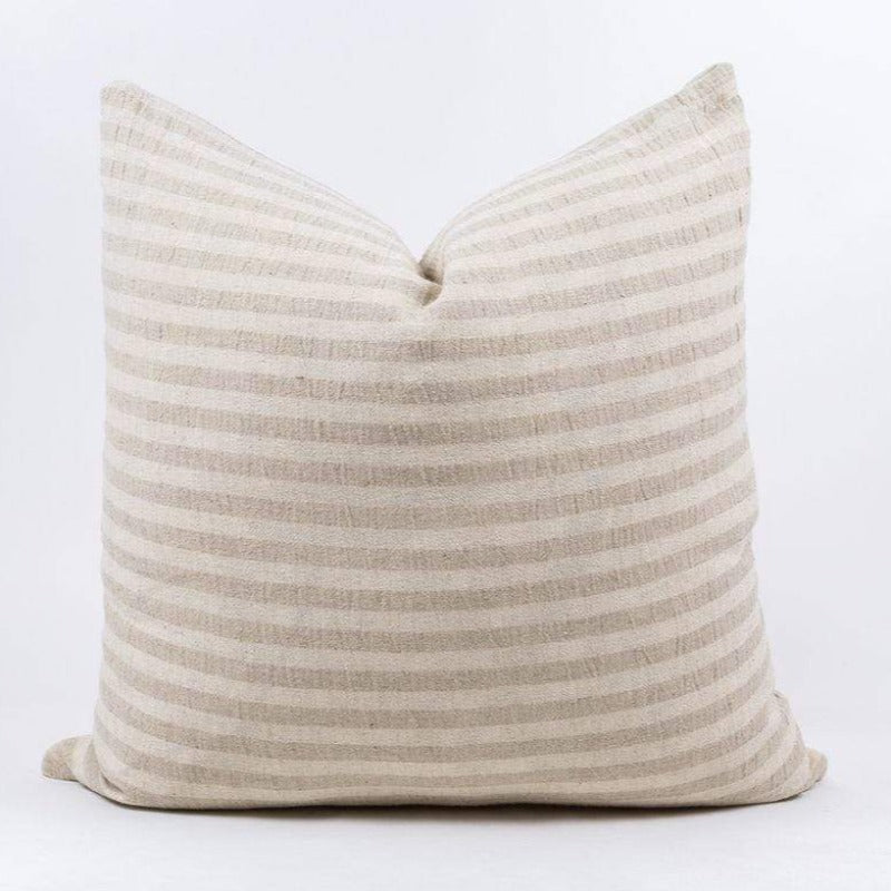Ang Cream Stripe Pillow