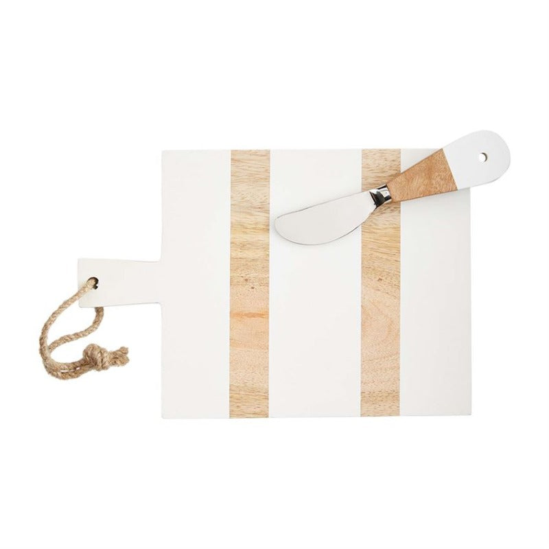 Mini Mango Wood Boards with Spreader (2 Styles)
