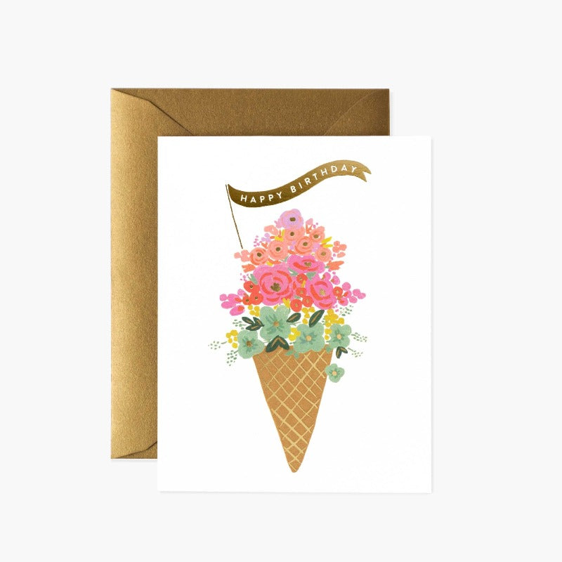 Ice Cream Birthday Card