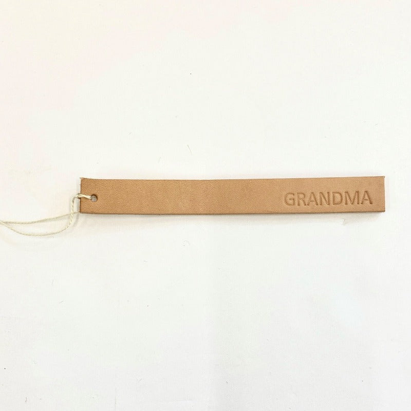 Personalized Leather Tags (5 Styles)
