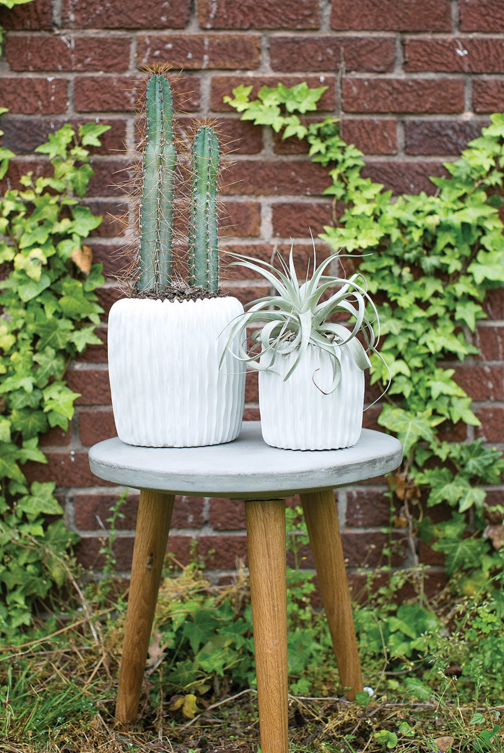 Haven Pleated Ceramic Vase