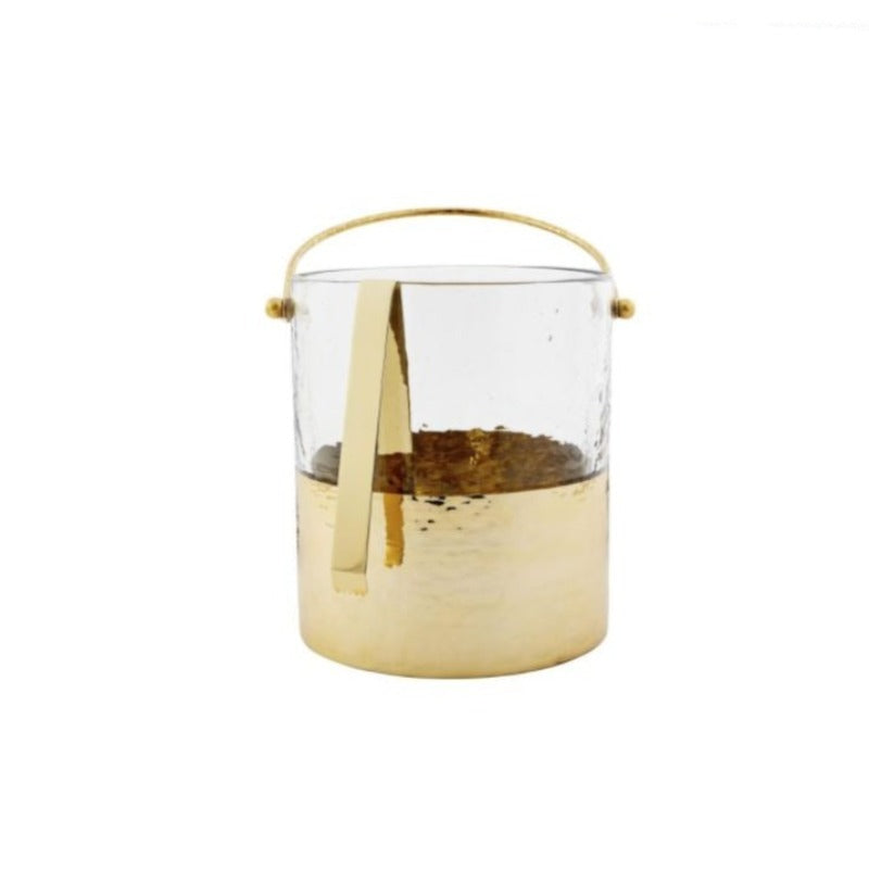 Hammered Gold Ice Bucket (2 piece set)