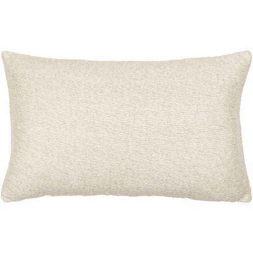 Cream Woven Linen Blend Pillow (2 Sizes)
