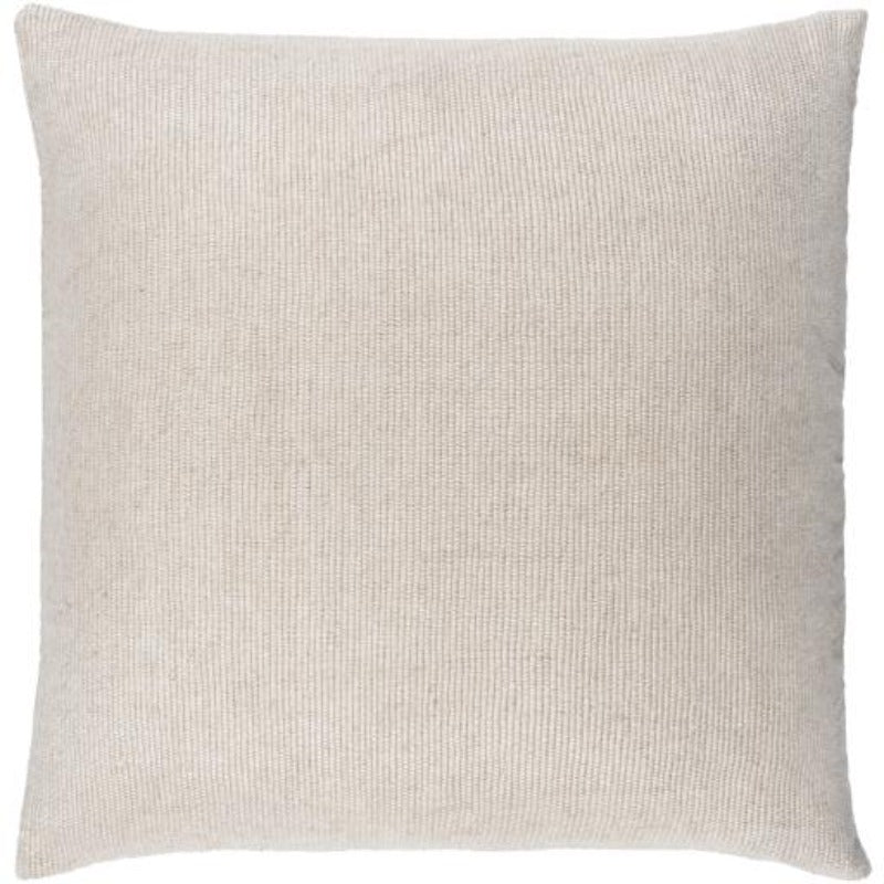 Cream Woven Linen Blend Pillow (2 Sizes)