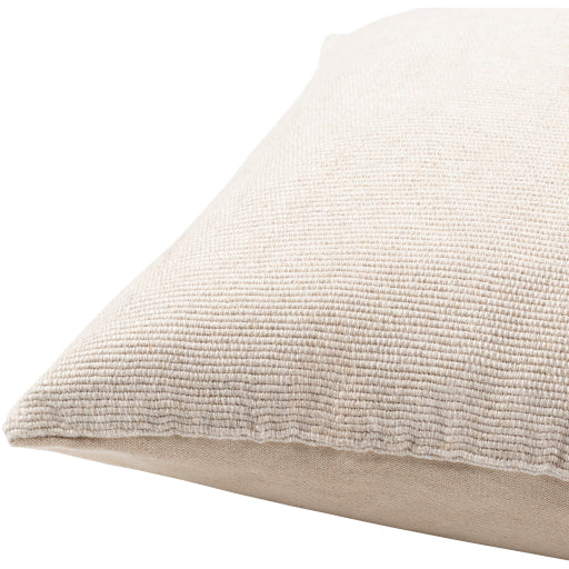 Cream Woven Linen Blend Pillow (2 Sizes)