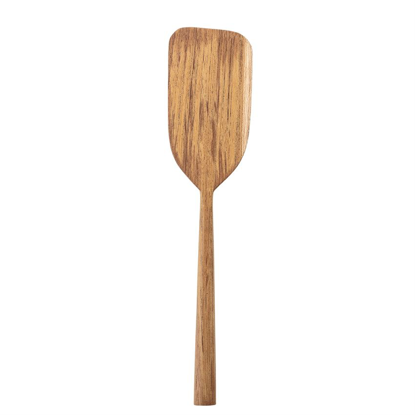 11" Hand-Carved Teak Wood Spatula