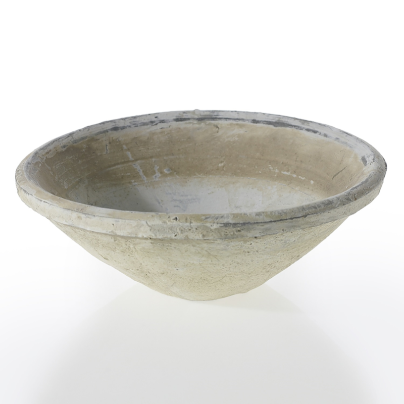 White Ceramic Garden Bowl