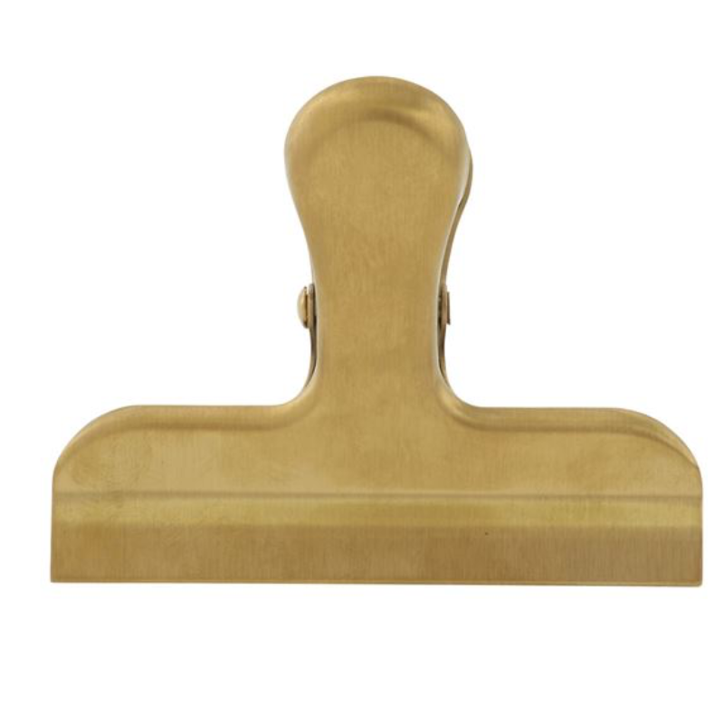 3"L x 2.5"W Gold Clip