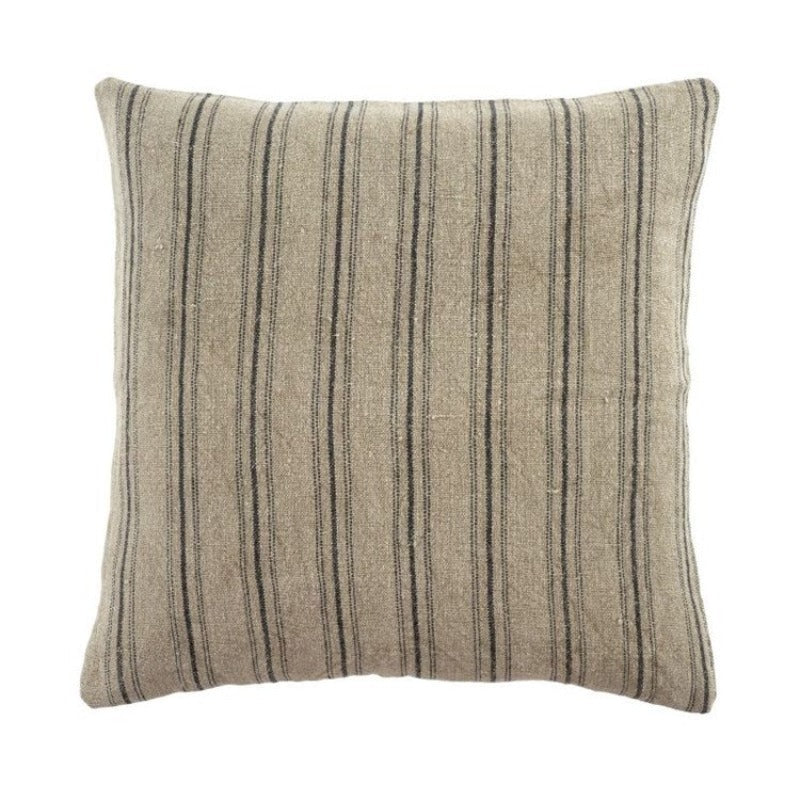 Stripe Juniper Linen Pillow - 24x24