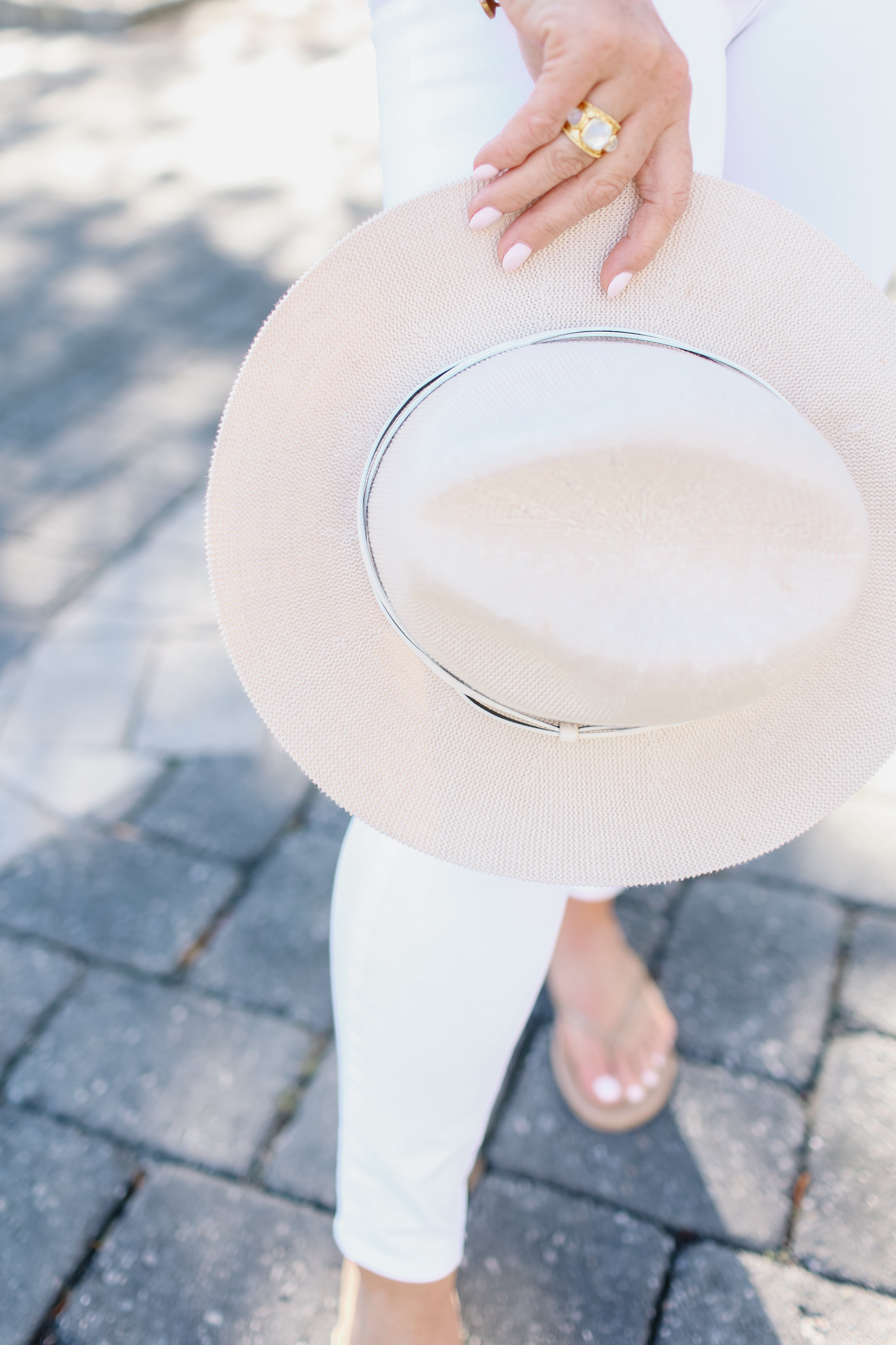 Rosemary Hat-Bone w/ Bone Trim