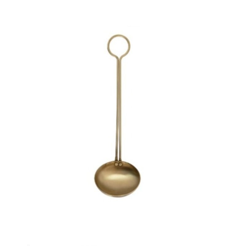 Matte Brass Ladle - 11"