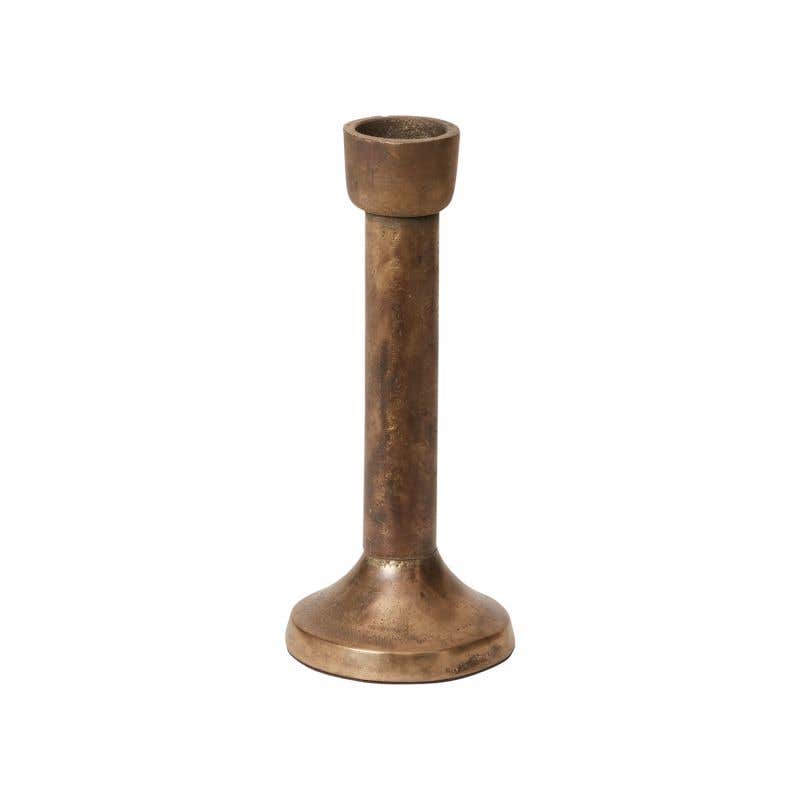 Brass Finish Candlestick (2 Sizes)