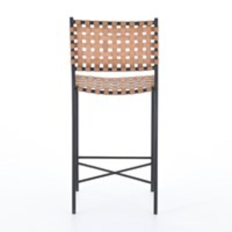 Garza Counter Stool (Natural Leather)