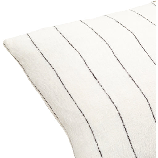 Linen Striped Lumbar Pillow 13x20