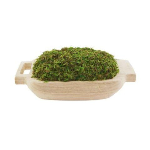 Moss Paulownia Tray w/ Handles