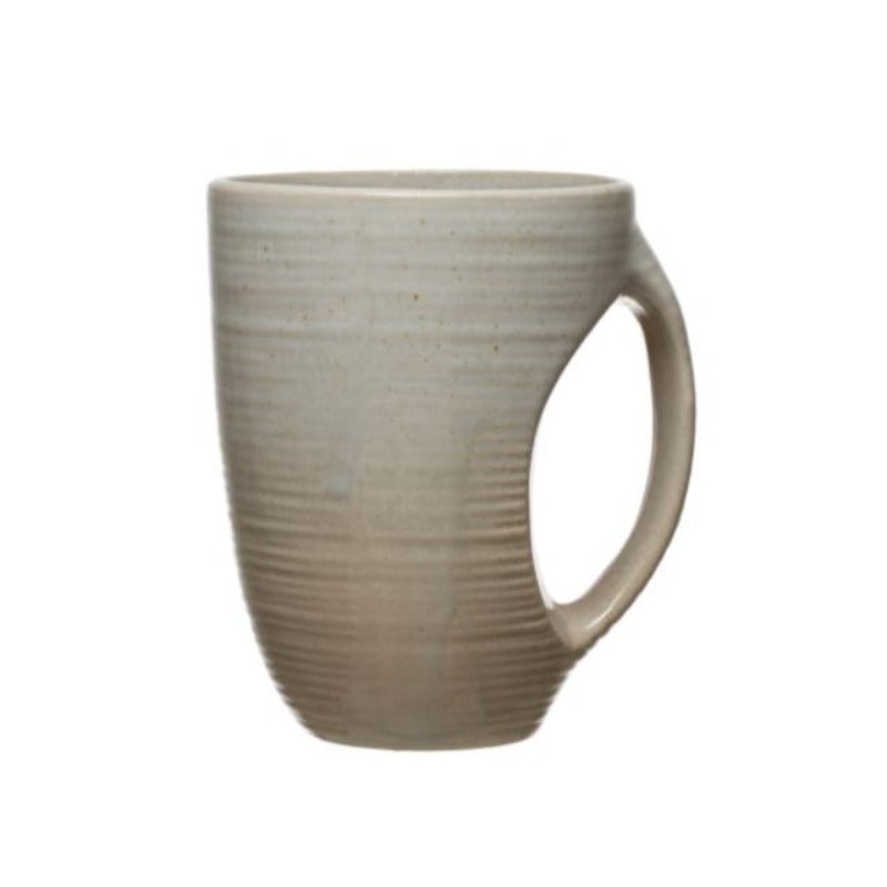 Bone Reactive Glaze Stoneware Mug