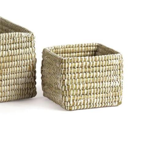 Mini Square Rivergrass Basket