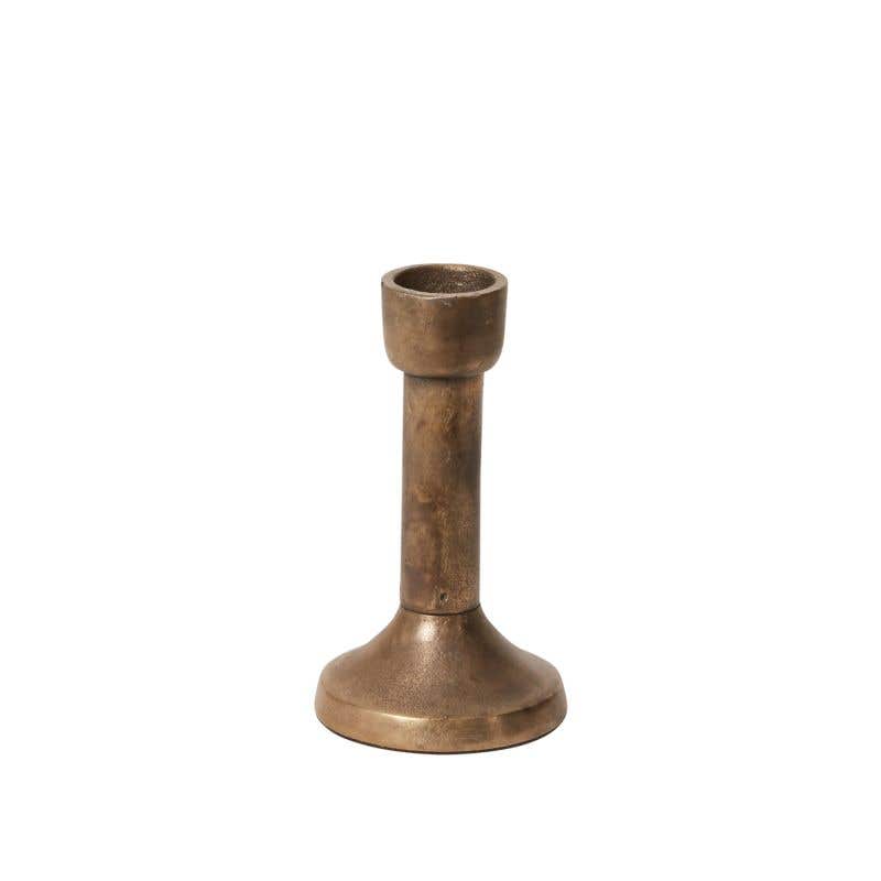 Brass Finish Candlestick (2 Sizes)