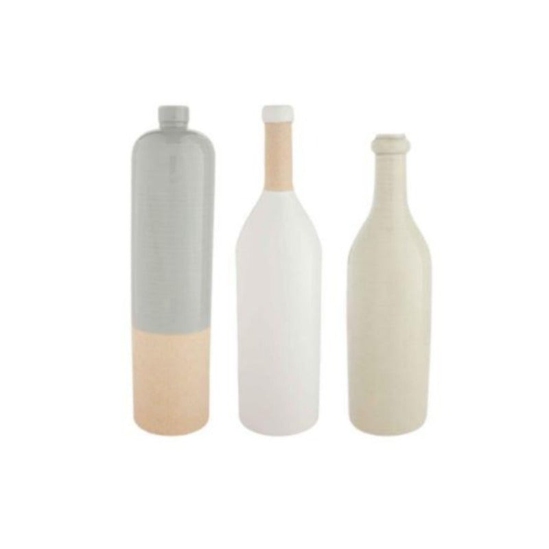 Stoneware Bottle Vase (3 Colors)