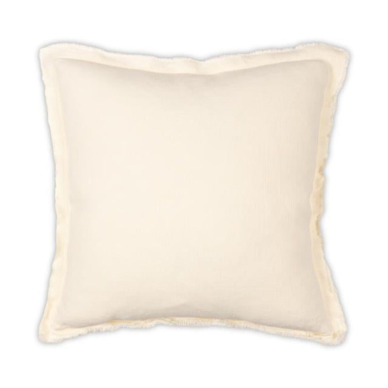 Stonewashed Linen Oyster Pillow 22x22