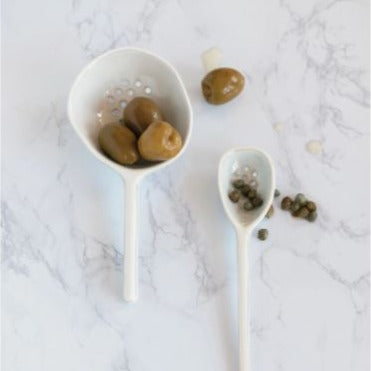 Reactive Glaze Strainer Spoon (2 Sizes)