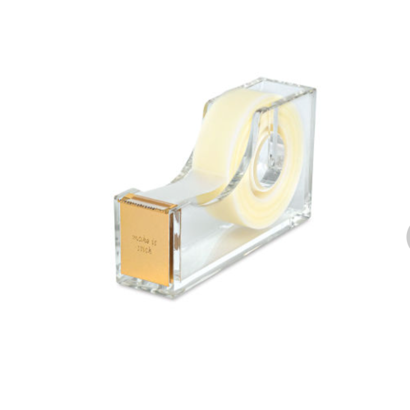 Acrylic Gold Tape Dispenser