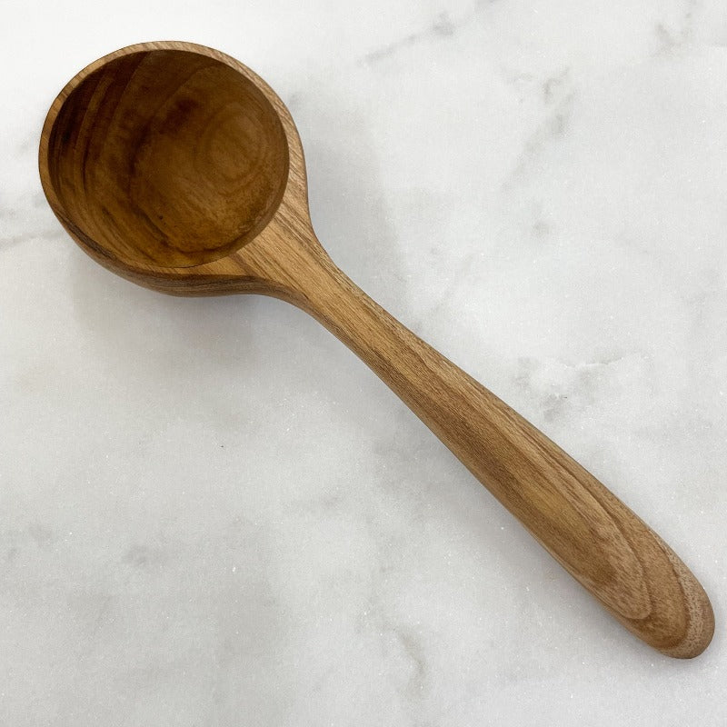 6" Teak Scoop