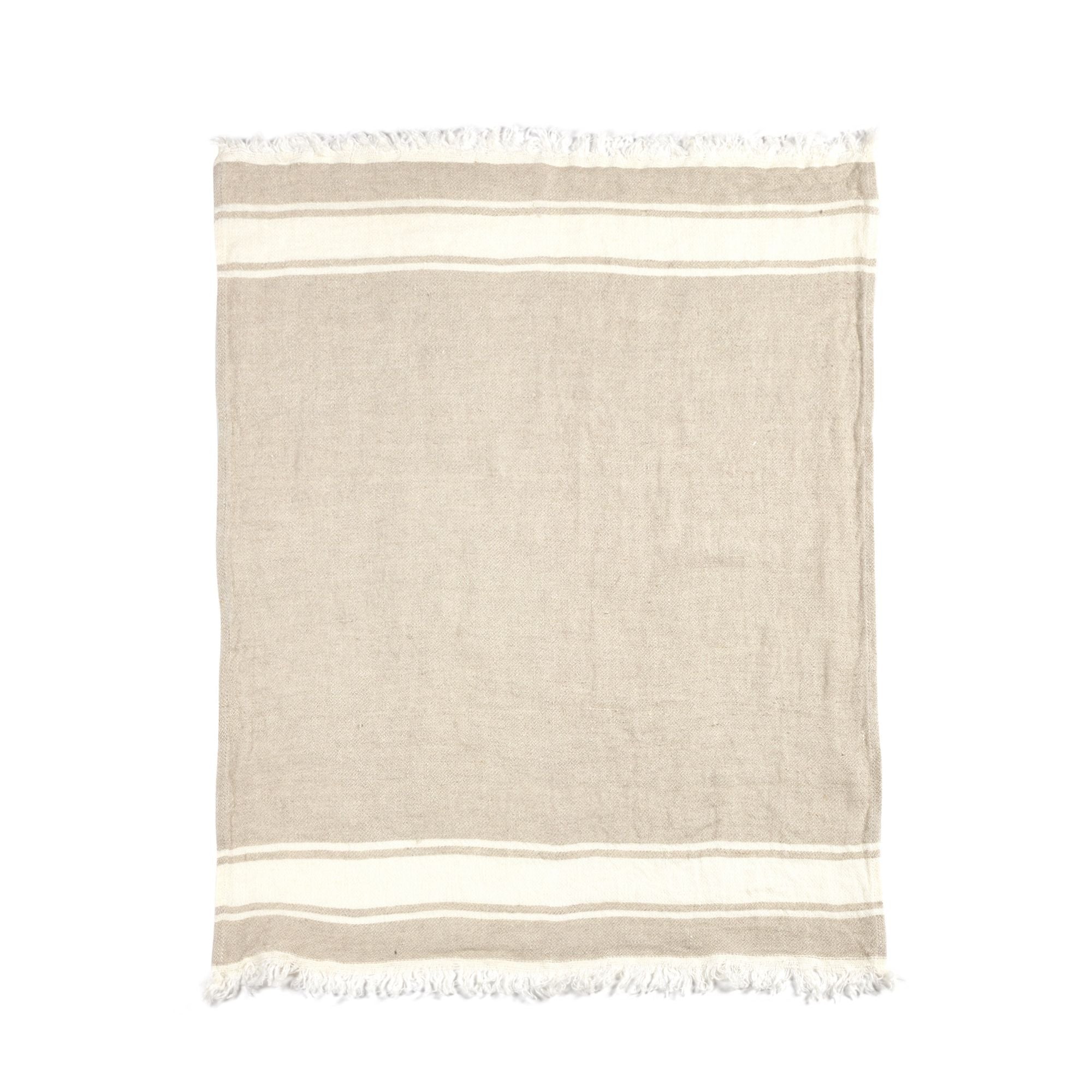100% Belgian Linen Towel Throw (3 Colors)